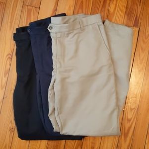 3 Izod golf pants